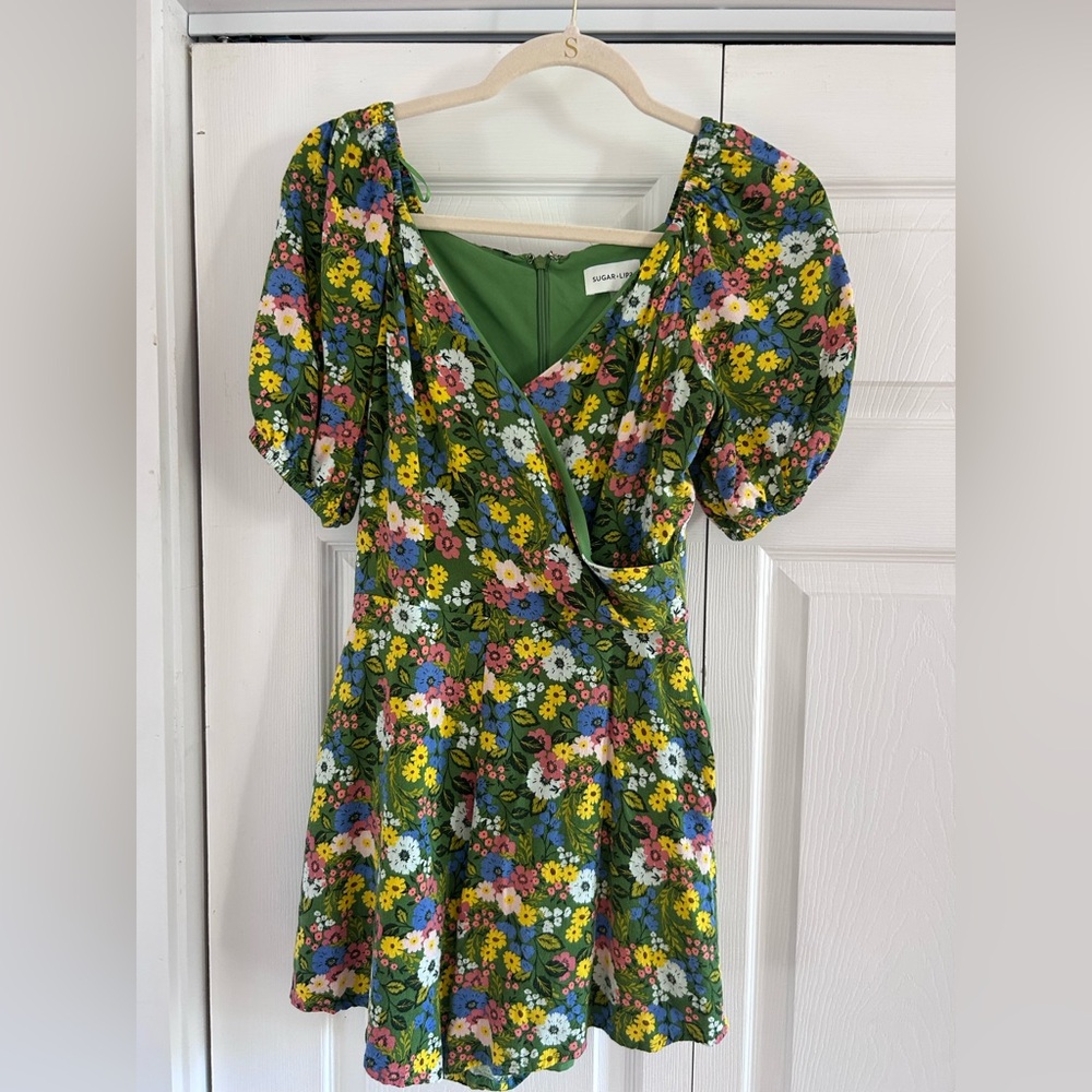 Sugarlips Multicolor Floral Mini Romper